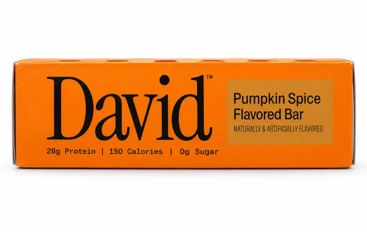 David Pumpkin Spice Protein Bars 12 Pack
