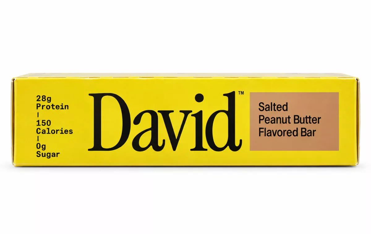 David Salted Peanut Butter Bar 12 Pack