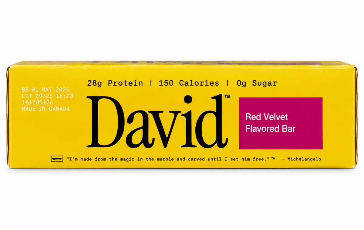 David Red Velvet Butter Bar 12 Pack