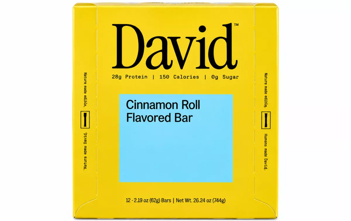 David Cinnamon Roll Bar 12 Pack