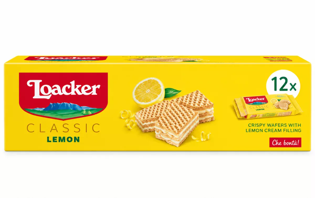 Loacker Wafer Lemon Classic 12 Pack