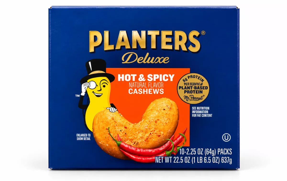 Planters Hot & Spicy Cashews 12 Pack
